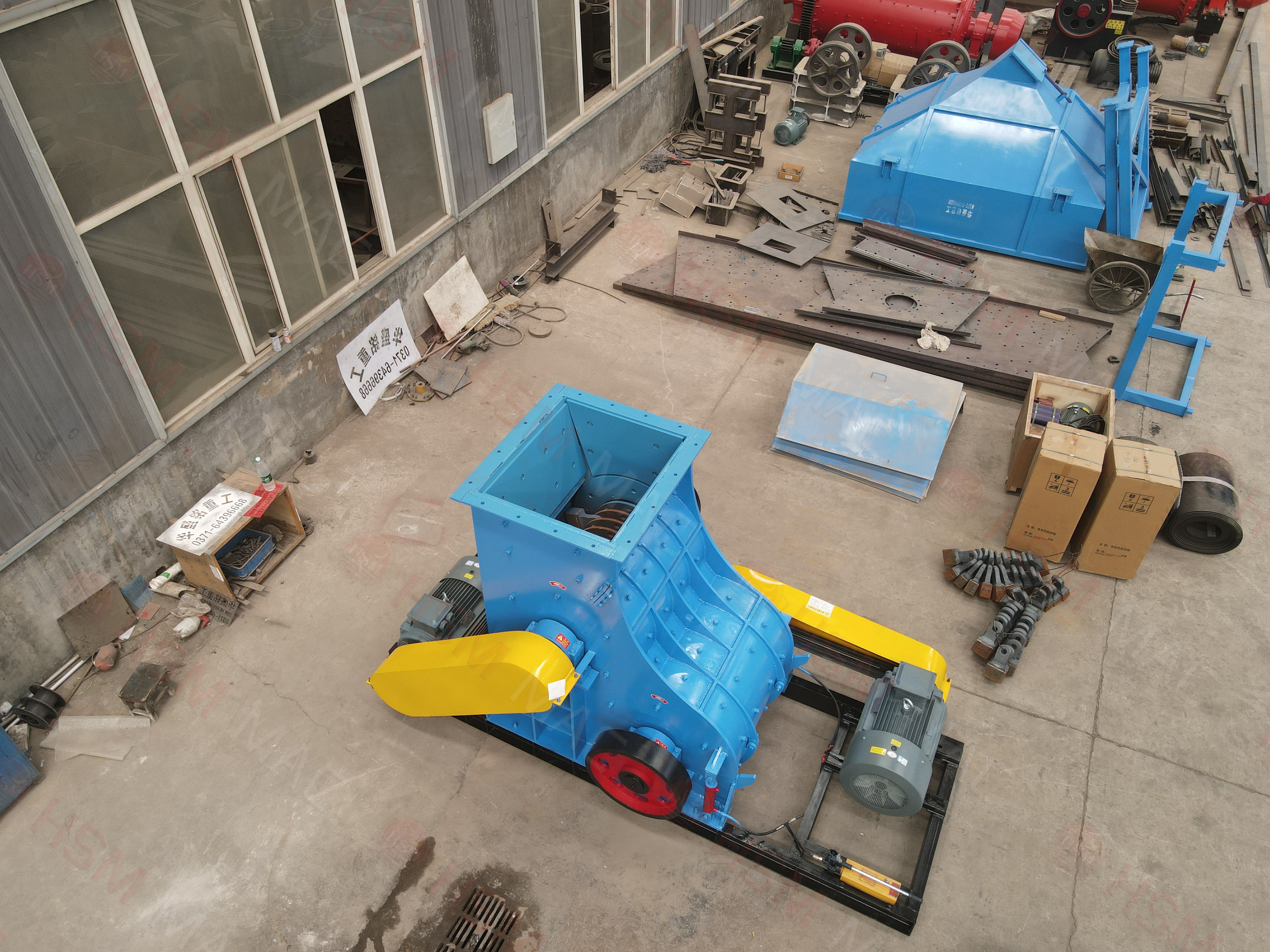 井下膏體填充物粉碎機